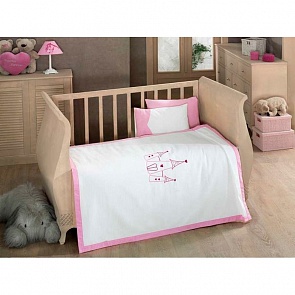 КПБ 4 предмета с вафельным покрывалом серии Kidboo Little Princess, розовый (Kidboo, 00-0012810 Pink)